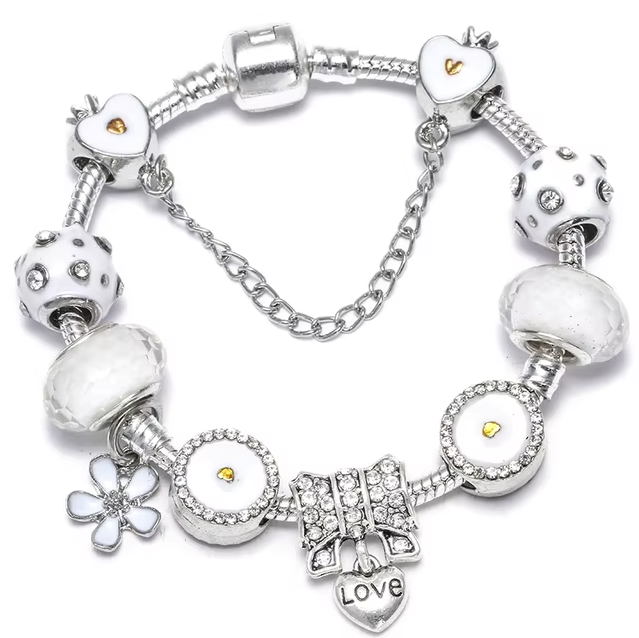 Bow Charm Bracelet