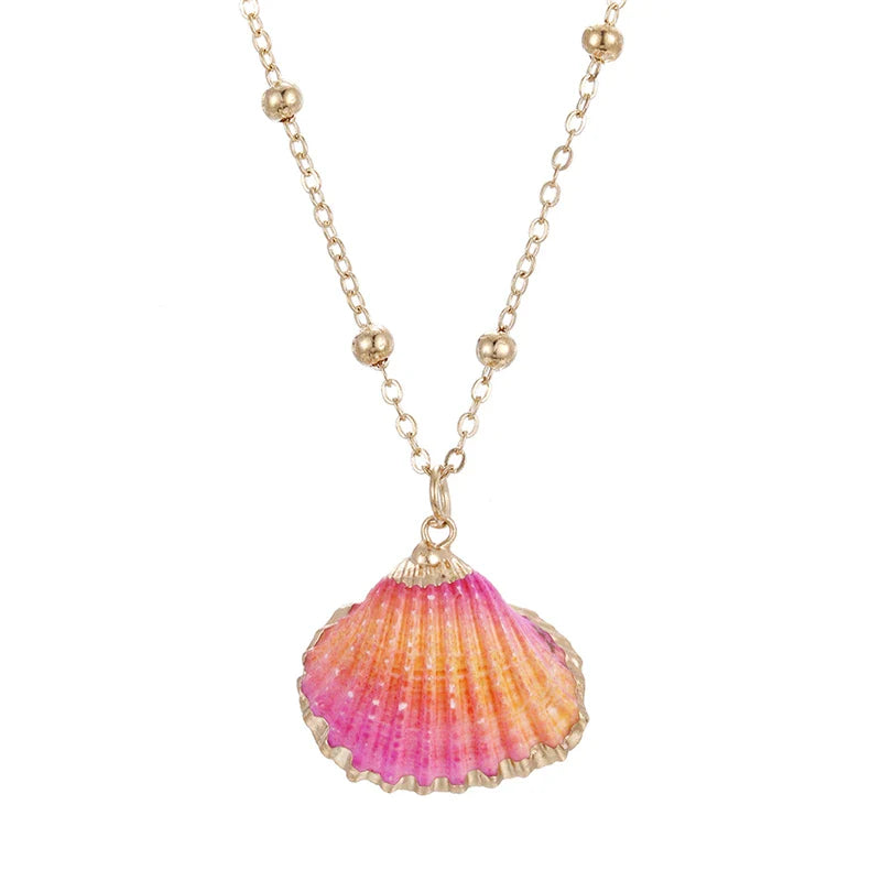 Vibrant Seashell Necklace - Beach Collection