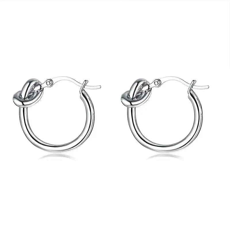 KNOT HOOP EARRING - Summer Collection