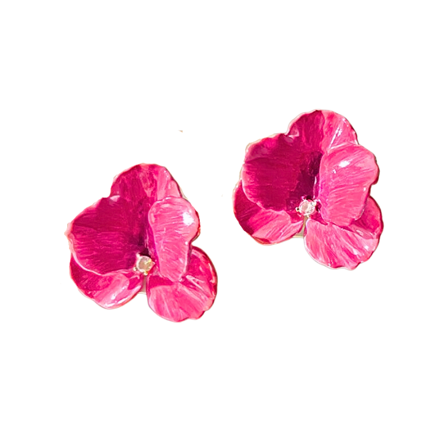 Ibiza flower earrings - Beach Collection