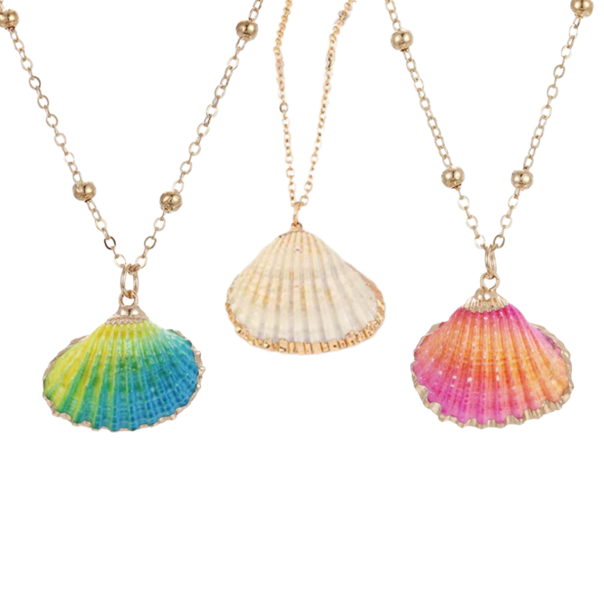 Vibrant Seashell Necklace - Beach Collection