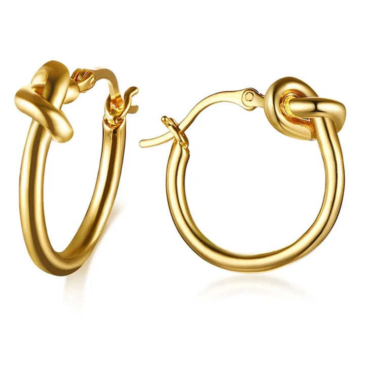 KNOT HOOP EARRING - Summer Collection