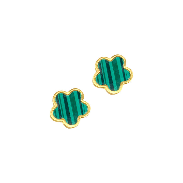 Clover Earrings - Green