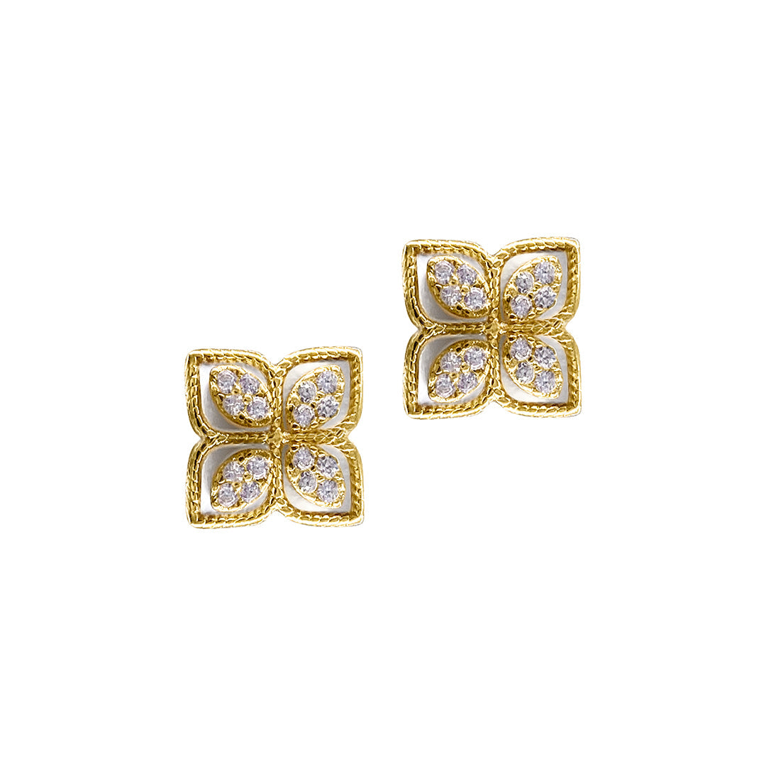 Clover Earrings - Gold