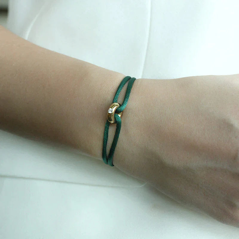 Serene's Trinity Bracelet - Green